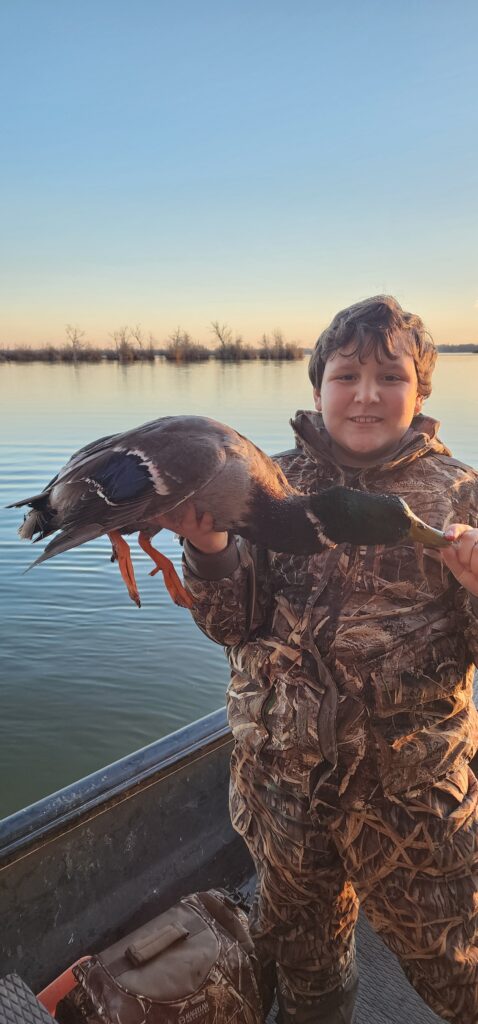 Son's 1st Mallard