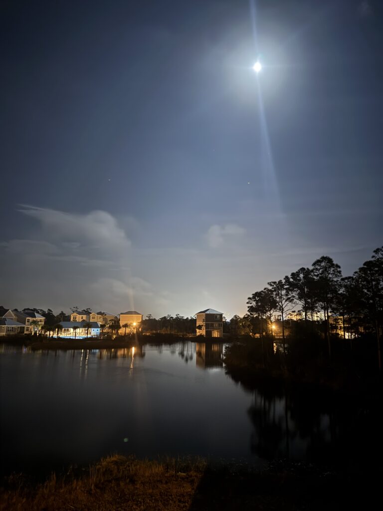 Full Moon on the Amite River